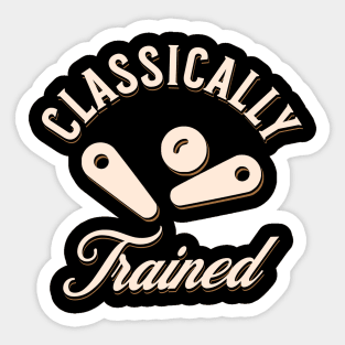 Classically Trained | Pinball Player Sticker